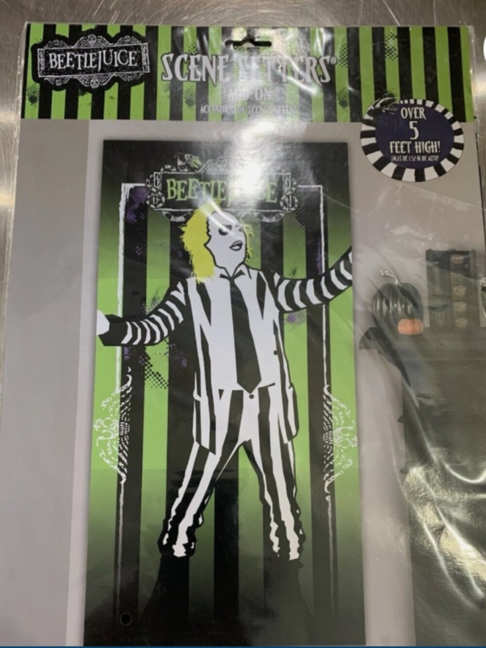Amscan Beetlejuice Scene Setters Add On Wall Decoration In Package Over 5ft